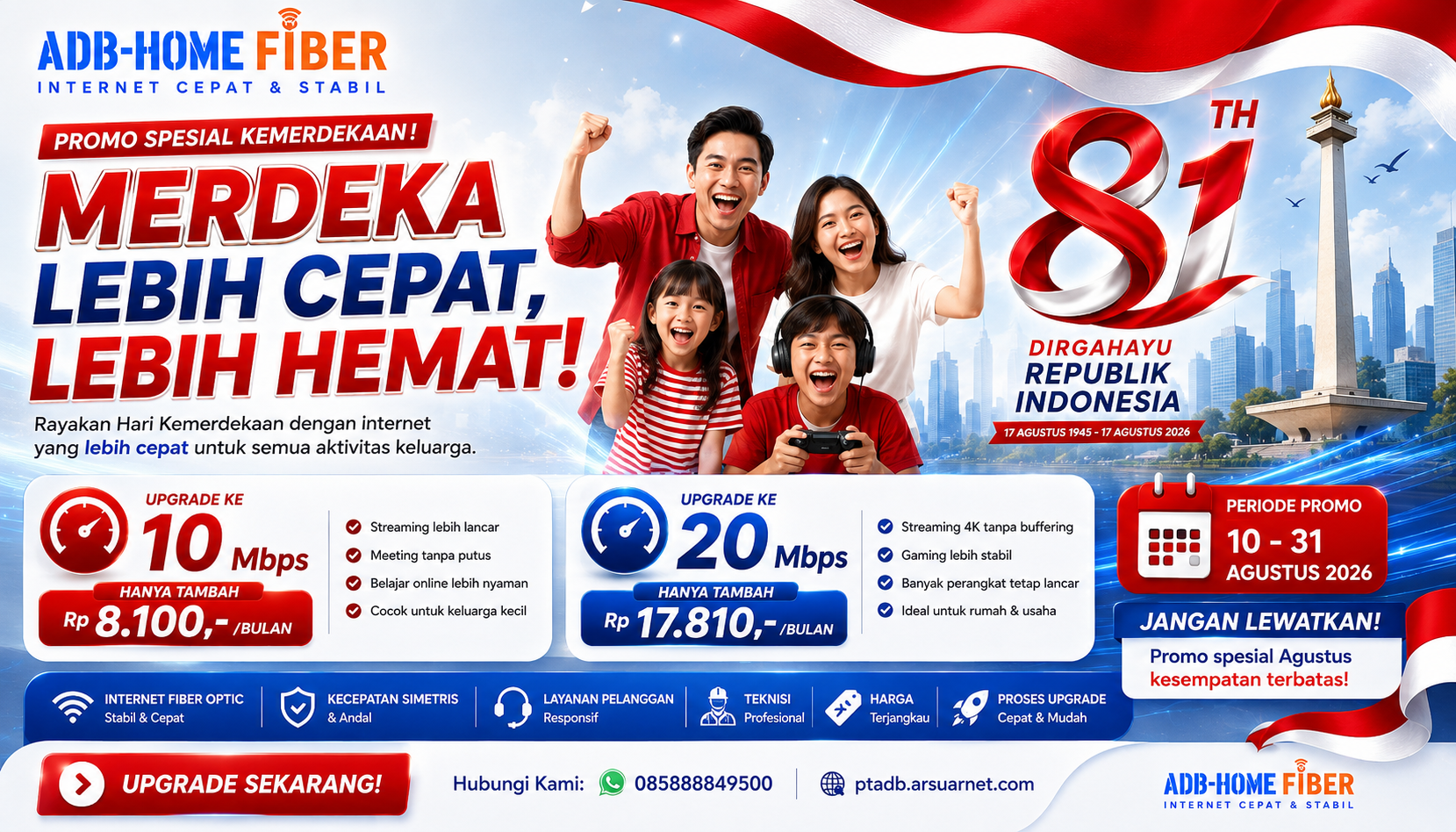 Promo Upgrade Kecepatan